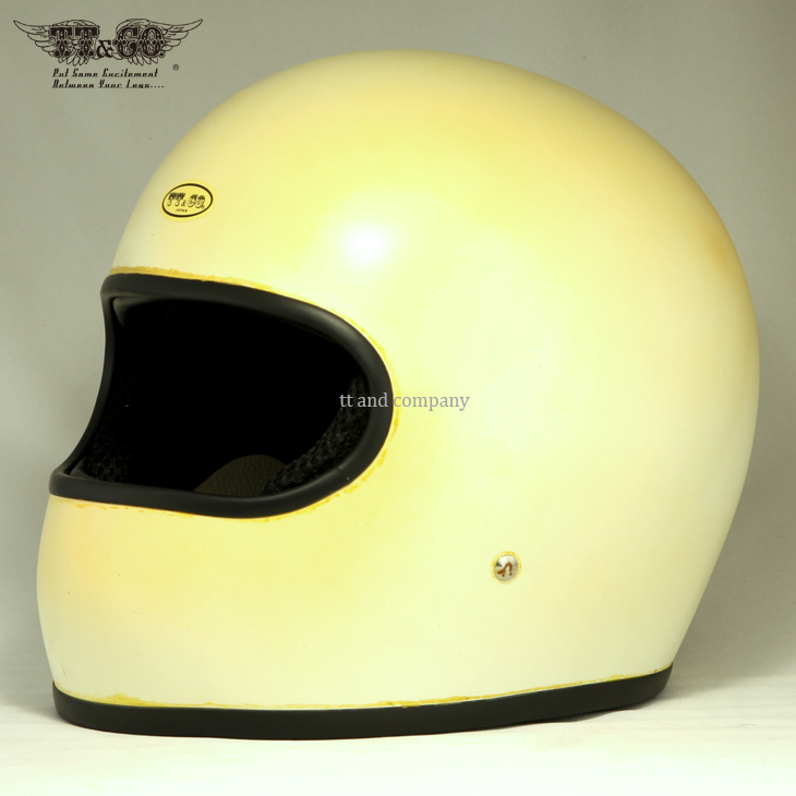 TT&CO ホワイトヘルメットとゴーグルセットベビースター希少初期 TT&CO