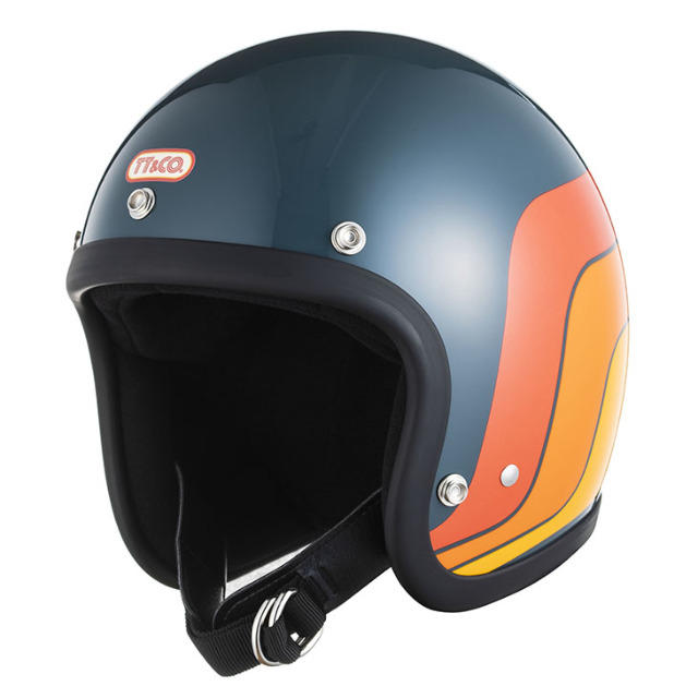 TT&CO スーパーマグナム　ジェットヘルメット自動車/バイク